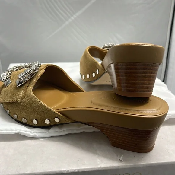 Brand new never worn Jimmy Choo ANISE 95 Gold Liquid Metal Sandal QUI/010 Size36